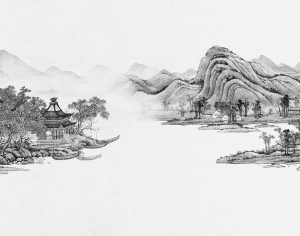 中式新中式壁纸壁画-ID:134727954