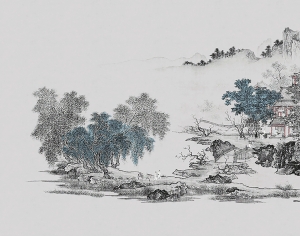 新中式壁纸壁画-ID:876969108