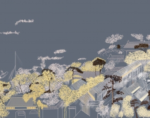 中式新中式壁纸壁画-ID:116308939