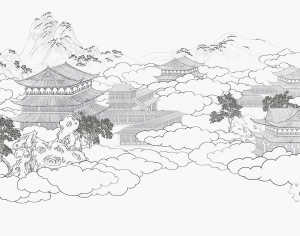 ModernChinese Style Wallpaper