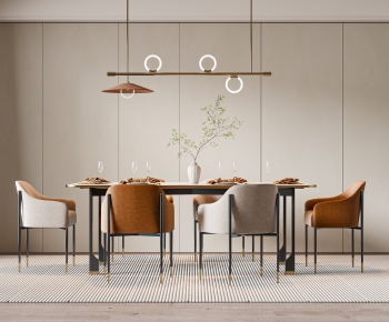 Modern Dining Table And Chairs-ID:114615921
