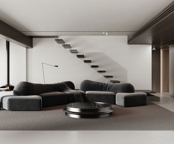 Modern A Living Room-ID:744916922