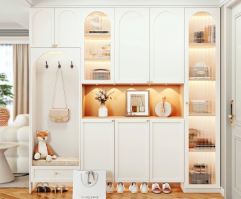 French Style Shoe Cabinet-ID:375876901
