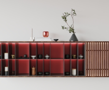 New Chinese Style Wabi-sabi Style Decorative Cabinet-ID:183032998