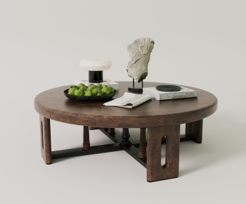 French Style Wabi-sabi Style Coffee Table-ID:117132902