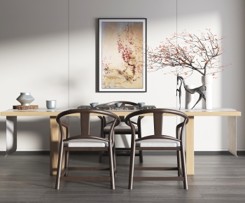 New Chinese Style Tea Tables And Chairs-ID:701606999
