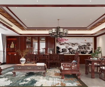 New Chinese Style Chinese Style Manager's Office-ID:788986921