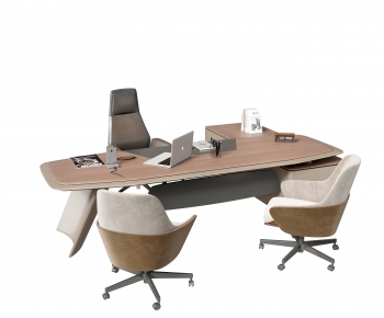 Modern Office Desk And Chair-ID:455055959