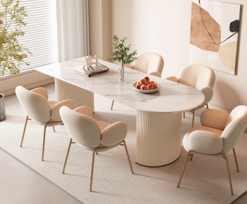 Modern Dining Table And Chairs-ID:869087931