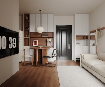 Wabi-sabi Style A Living Room-ID:592250113