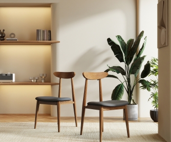 Modern Wabi-sabi Style Single Chair-ID:602449894