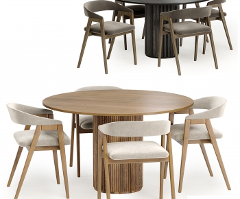 Modern Dining Table And Chairs-ID:750908989