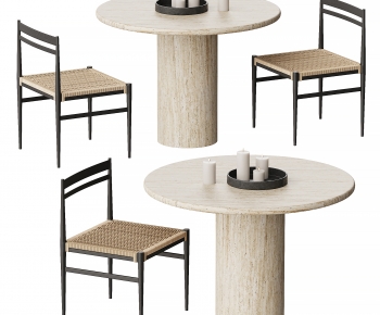 Wabi-sabi Style Leisure Table And Chair-ID:194511896
