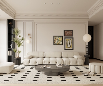 French Style A Living Room-ID:422214988