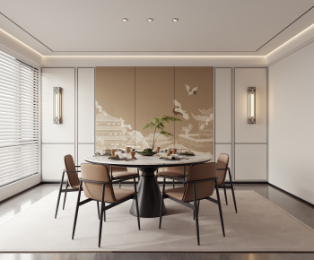 New Chinese Style Dining Room-ID:779864078