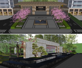 New Chinese Style Building Component-ID:116510419