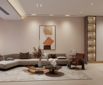 Modern A Living Room-ID:287565952