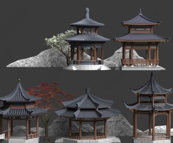 New Chinese Style Chinese Style Pavilion-ID:763624917