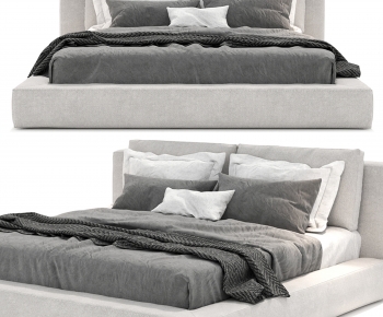 Modern Double Bed-ID:348057037