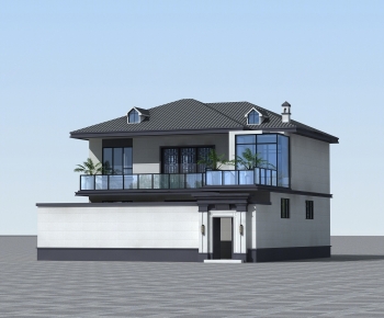 New Chinese Style Detached Villa-ID:194906955