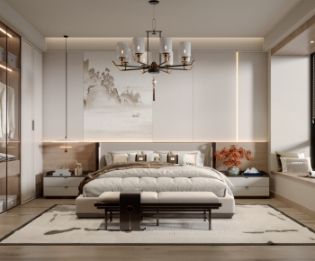 New Chinese Style Bedroom-ID:813352116
