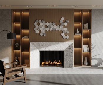 Modern Fireplace-ID:206211094