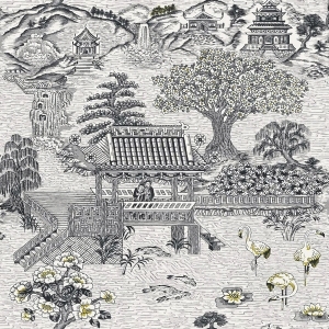 中式风景壁纸壁布-ID:5830442