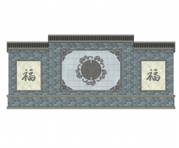 New Chinese Style Chinese Style Landscape Wall-ID:896909218