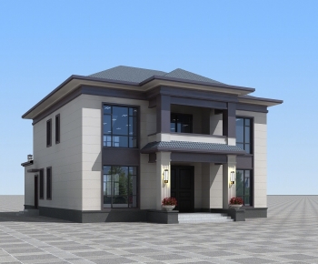 New Chinese Style Detached Villa-ID:580355884