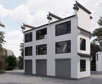 Chinese Style New Chinese Style Detached Villa-ID:479391108