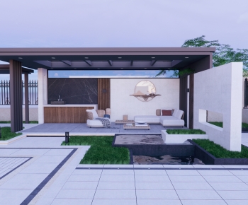 Modern Courtyard/landscape-ID:884053956