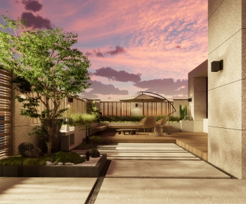 Modern Courtyard/landscape-ID:500849015