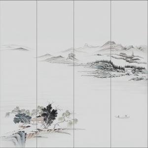 中式花鸟壁纸壁画-ID:5831898