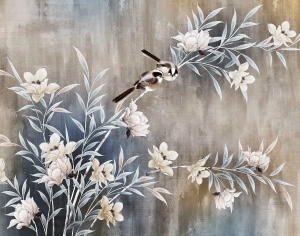 中式花鸟壁纸壁画-ID:5832097