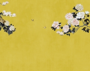 中式花鸟壁纸壁画-ID:5832173