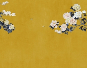 中式花鸟壁纸壁画-ID:5832174