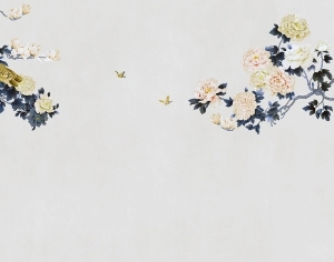 中式花鸟壁纸壁画-ID:5832175