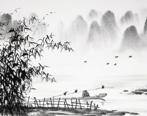 新中式壁纸壁画-ID:208343038