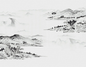 新中式壁纸壁画-ID:410990003