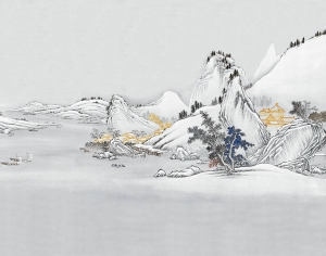 新中式壁纸壁画-ID:744045024