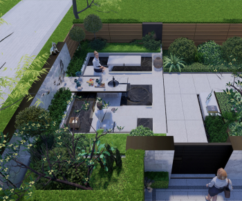 Modern Courtyard/landscape-ID:410499615