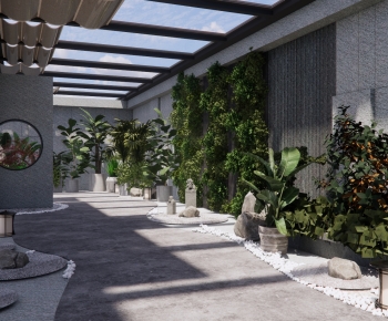 New Chinese Style Courtyard/landscape-ID:300492057