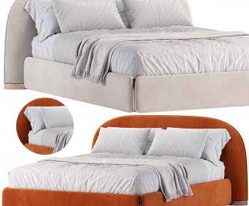 Modern Double Bed-ID:155119949