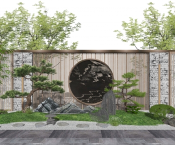 New Chinese Style Garden-ID:621823073