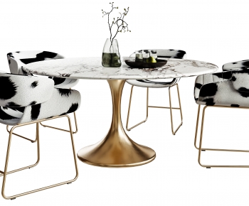 Modern Dining Table And Chairs-ID:671767002