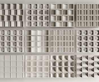 Modern Cement Brick Screen Partition-ID:946655045
