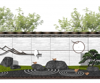 New Chinese Style Landscape Wall-ID:781618125