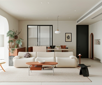 Modern A Living Room-ID:621131901