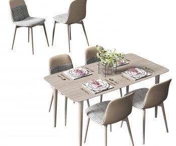 Modern Dining Table And Chairs-ID:518913039