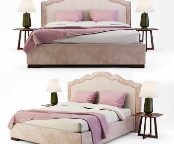 Nordic Style Double Bed-ID:733952057